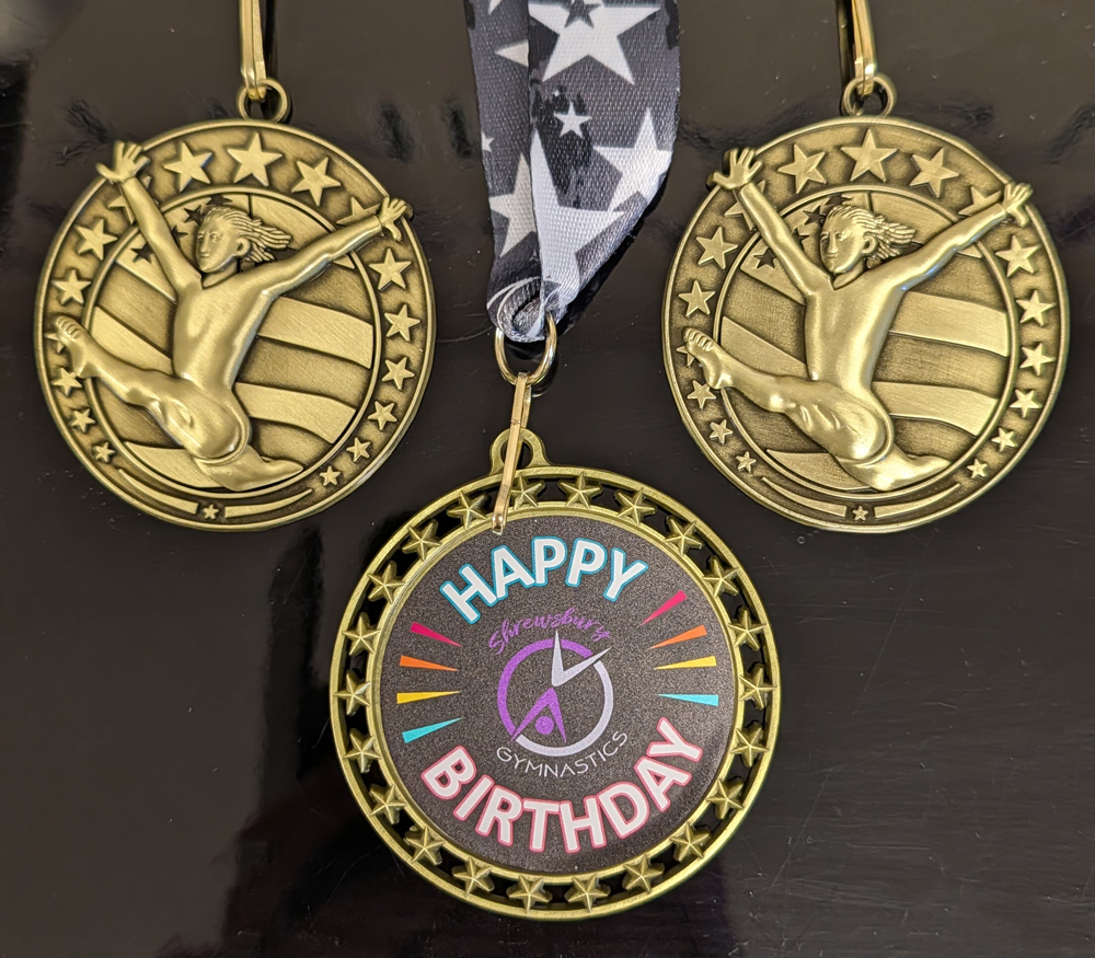 Birthday party medals
